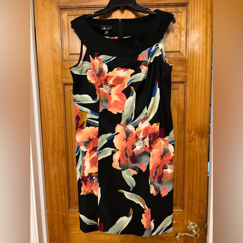 Summer AB Studio Flowered   Dress Size 16